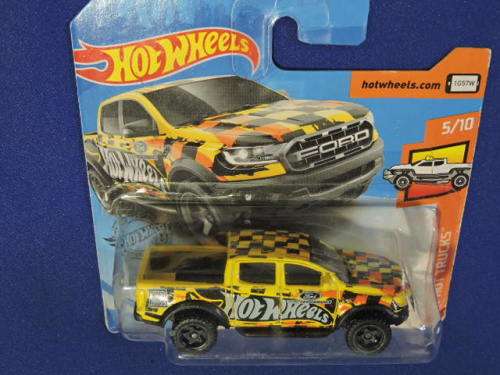 Hot Wheels FORD Ranger Raptor ( Yellow HW ) Short Card # BAKKIE BONANZA #..