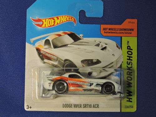 Hot Wheels DODGE VIPER SRT10 ACR ( White Speed Hunters )