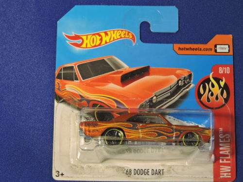 Hot Wheels  DODGE DART ( Bronze Orange Flames )