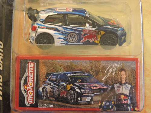 Majorette Volkswagen VW  POLO R WRC  ( Red Bull )  Boxed  MIB like Hot Wheels