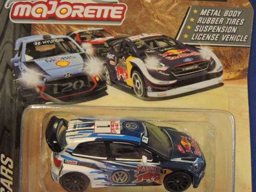 Majorette Volkswagen VW  POLO R WRC  ( Red Bull )  Boxed  MIB like Hot Wheels