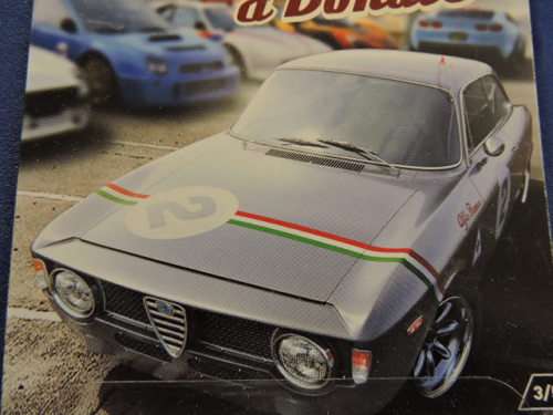 Hot Wheels Alfa Romeo Gulia Sprint GTA ( Silver # 2) Car Culture Long Card......
