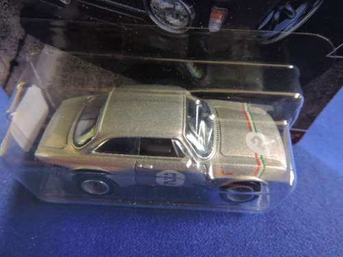 Hot Wheels Alfa Romeo Gulia Sprint GTA ( Silver # 2) Car Culture Long Card......