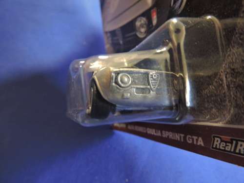 Hot Wheels Alfa Romeo Gulia Sprint GTA ( Silver # 2) Car Culture Long Card......