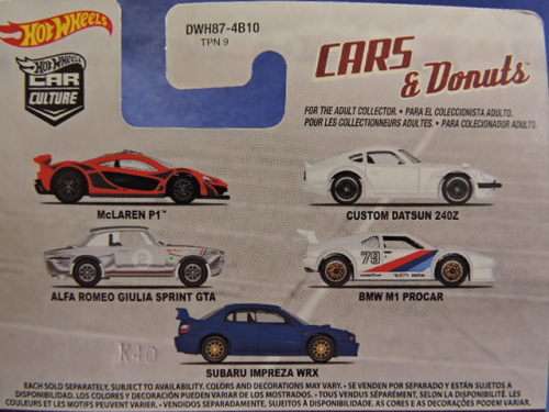 Hot Wheels Alfa Romeo Gulia Sprint GTA ( Silver # 2) Car Culture Long Card......