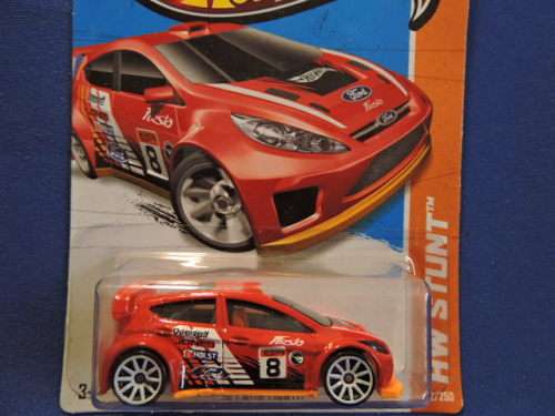 Hot Wheels FORD Fiesta ( Red # 8 ) Long Card......