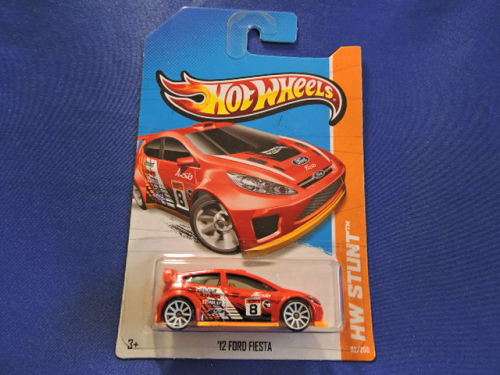 Hot Wheels FORD Fiesta ( Red # 8 ) Long Card......
