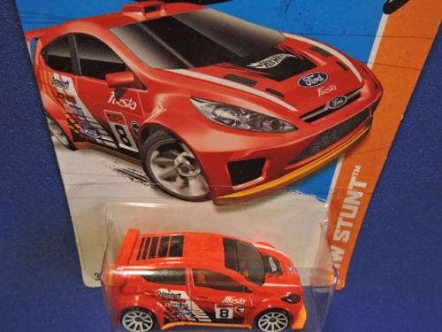 Hot Wheels FORD Fiesta ( Red # 8 ) Long Card......