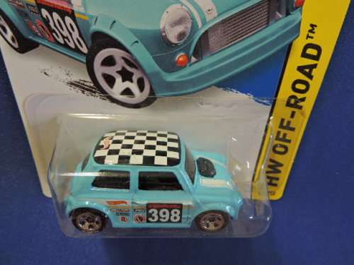 Hot Wheels MORRIS MINI ( Light Blue # 398 )