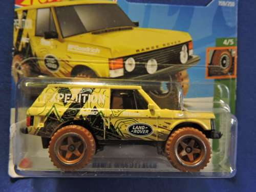 Hot Wheels Range Rover ( Yellow )  Like Land Rover
