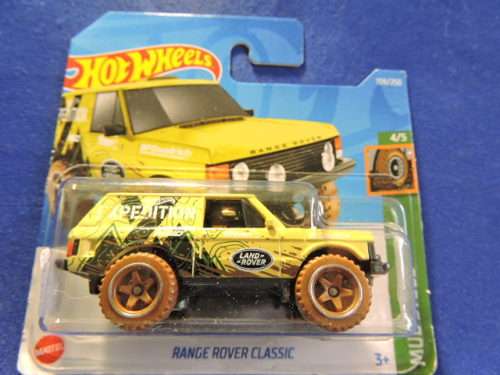 Hot Wheels Range Rover ( Yellow )  Like Land Rover