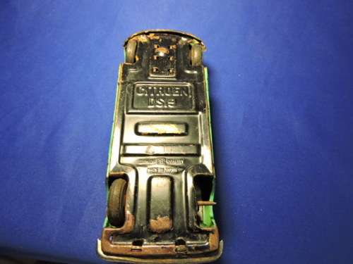 Tin Plate Citroen DS19  by Bandi and Tin wind up Moon Buggy Made in Japan.