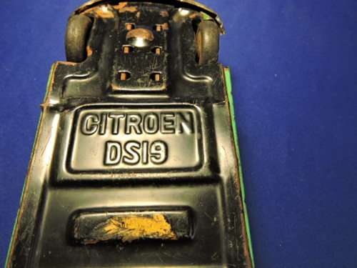Tin Plate Citroen DS19  by Bandi and Tin wind up Moon Buggy Made in Japan.