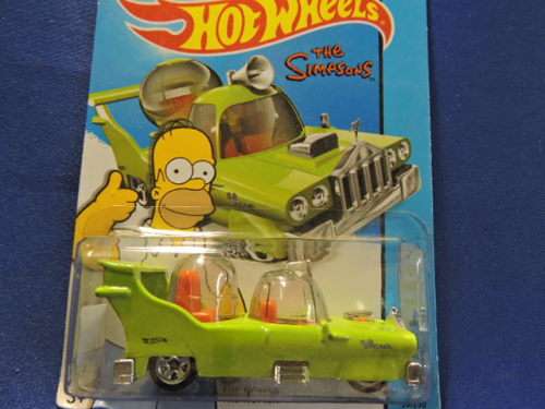 Hot Wheels The HOMER car ( The Simpsons )  Long Card