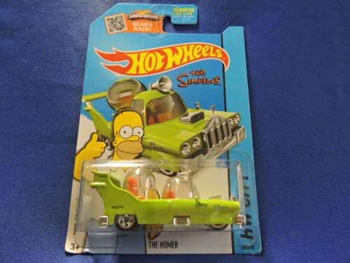 Hot Wheels The HOMER car ( The Simpsons )  Long Card