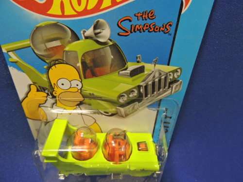 Hot Wheels The HOMER car ( The Simpsons )  Long Card