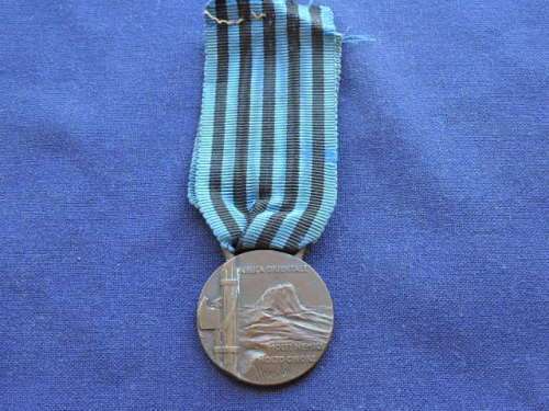 BRONZE FASCIST ITALIAN MEDAL COLONIAL WAR 1936 AFRICA ETHIOPIA   D46