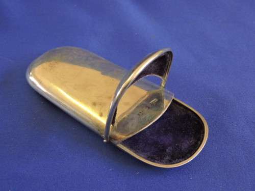 Hallmarked Sterling Silver Spectacle Case Chester 1920  Very unique