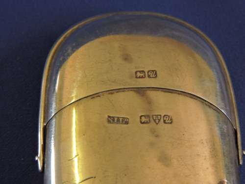 Hallmarked Sterling Silver Spectacle Case Chester 1920  Very unique