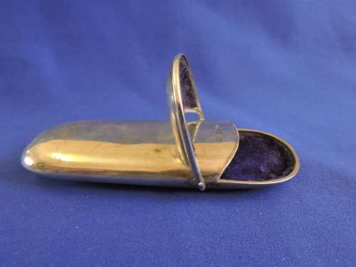 Hallmarked Sterling Silver Spectacle Case Chester 1920  Very unique