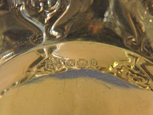 Hallmarked Sterling Silver Pair Bowls SHEFFIELD 1896
