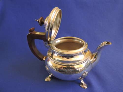 Hallmarked Sterling Silver 3pc Tea Set Birmingham 1930