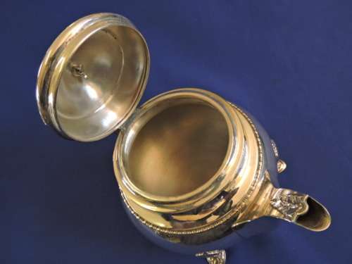 Hallmarked Sterling Silver 3pc Tea Set Birmingham 1930