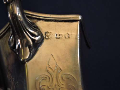 Hallmarked Sterling Silver Jug C1850  Maker Hawksworth Eyre & Co