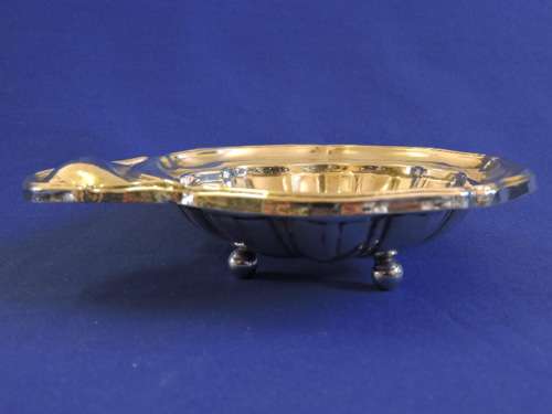 Hallmarked Sterling Silver Butter Dish  Birmingham 1921