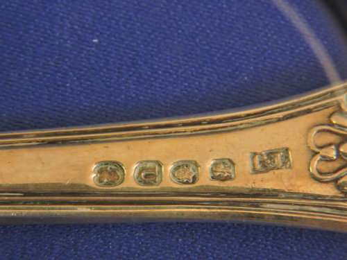 Hallmarked Sterling Silver Fish Slice  LONDON 1815