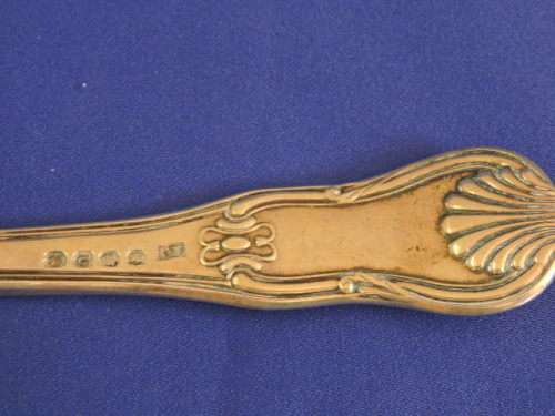 Hallmarked Sterling Silver Fish Slice  LONDON 1815