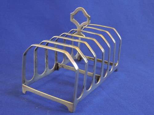 Hallmarked Sterling Silver Toast Rack Birmingham 1920