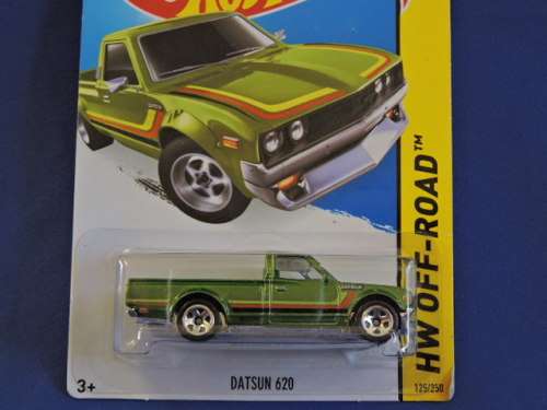 Hot Wheels DATSUN 620 Truck ( Green ) Like Nissan