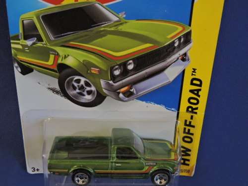 Hot Wheels DATSUN 620 Truck ( Green ) Like Nissan