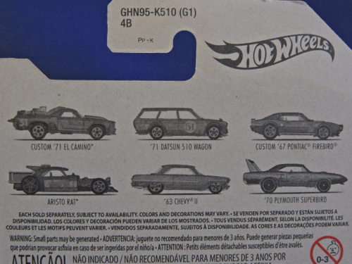 Hot Wheels DATSUN 510 Wagon ( Grey #51 ) Like Nissan