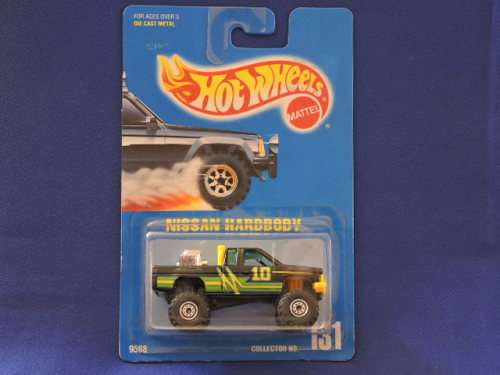 Hot Wheels NISSAN Hardbody 4x4 Truck  ( Black #10 ) Like Datsun