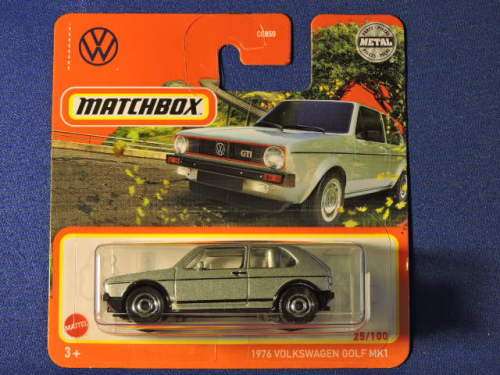 Matchbox VW Volkswagen Golf GTi MK1  ( Silver )  Like Hot Wheels