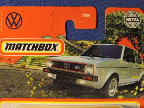 Matchbox VW Volkswagen Golf GTi MK1  ( Silver )  Like Hot Wheels