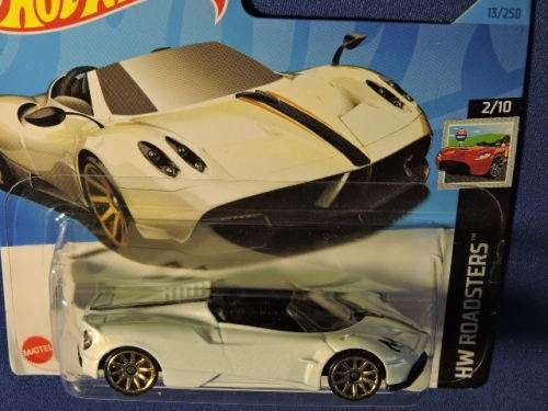 Hot Wheels PAGANI HUAYRA Roadster ( Pearl White)