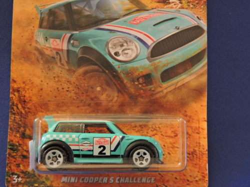 Hot Wheels MINI COOPER S Challenge  (  Teal #2 )