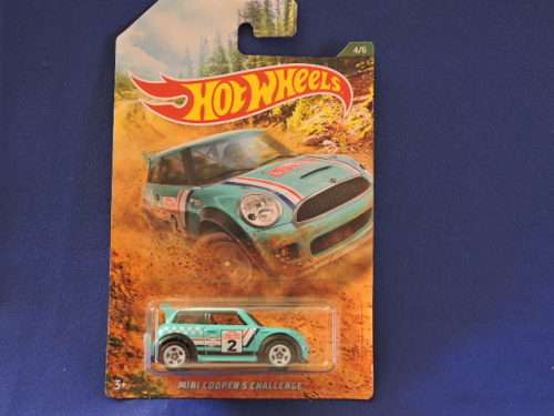 Hot Wheels MINI COOPER S Challenge  (  Teal #2 )
