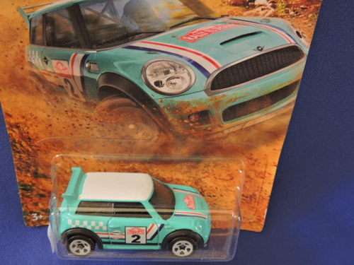 Hot Wheels MINI COOPER S Challenge  (  Teal #2 )