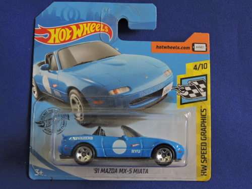Hot Wheels MAZDA MX-5 Miata  ( Blue )