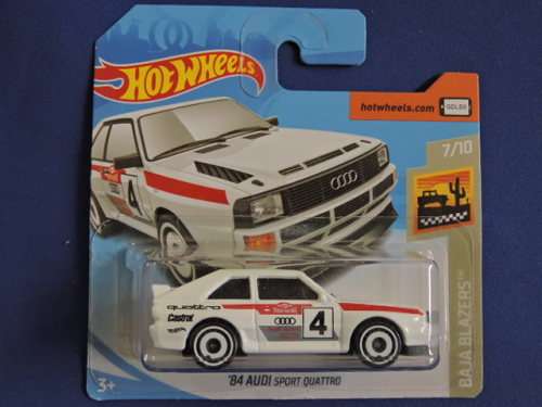 Hot Wheels AUDI Quattro Sport ( White #4 )
