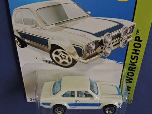 Hot Wheels FORD Escort RS1600 ( White with Blue stripe )