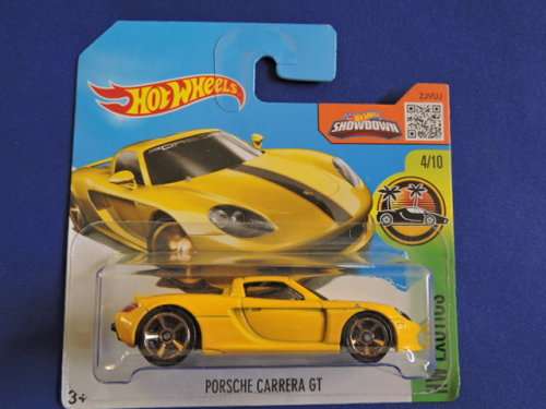 Hot Wheels PORSCHE Carrera GT ( Yellow ) Short Card