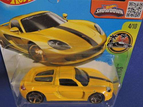 Hot Wheels PORSCHE Carrera GT ( Yellow ) Short Card