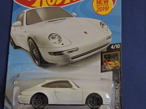 Hot Wheels PORSCHE Carrera ( White ) Long Card