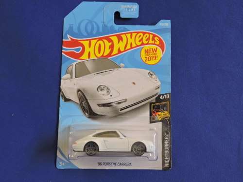 Hot Wheels PORSCHE Carrera ( White ) Long Card