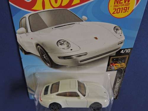 Hot Wheels PORSCHE Carrera ( White ) Long Card